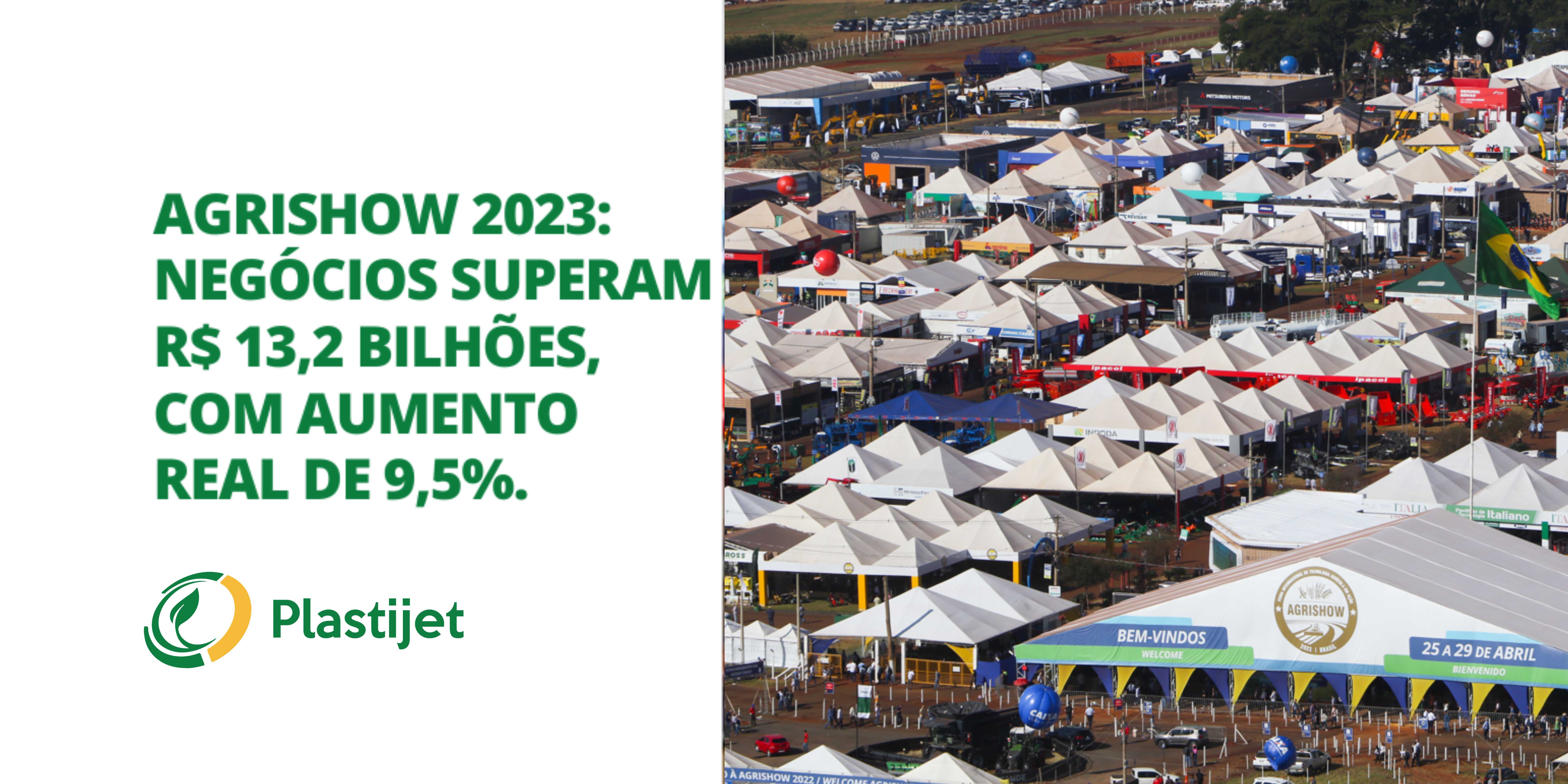 AGRISHOW 2023: NEGÓCIOS SUPERAM R$ 13,2 BILHÕES.