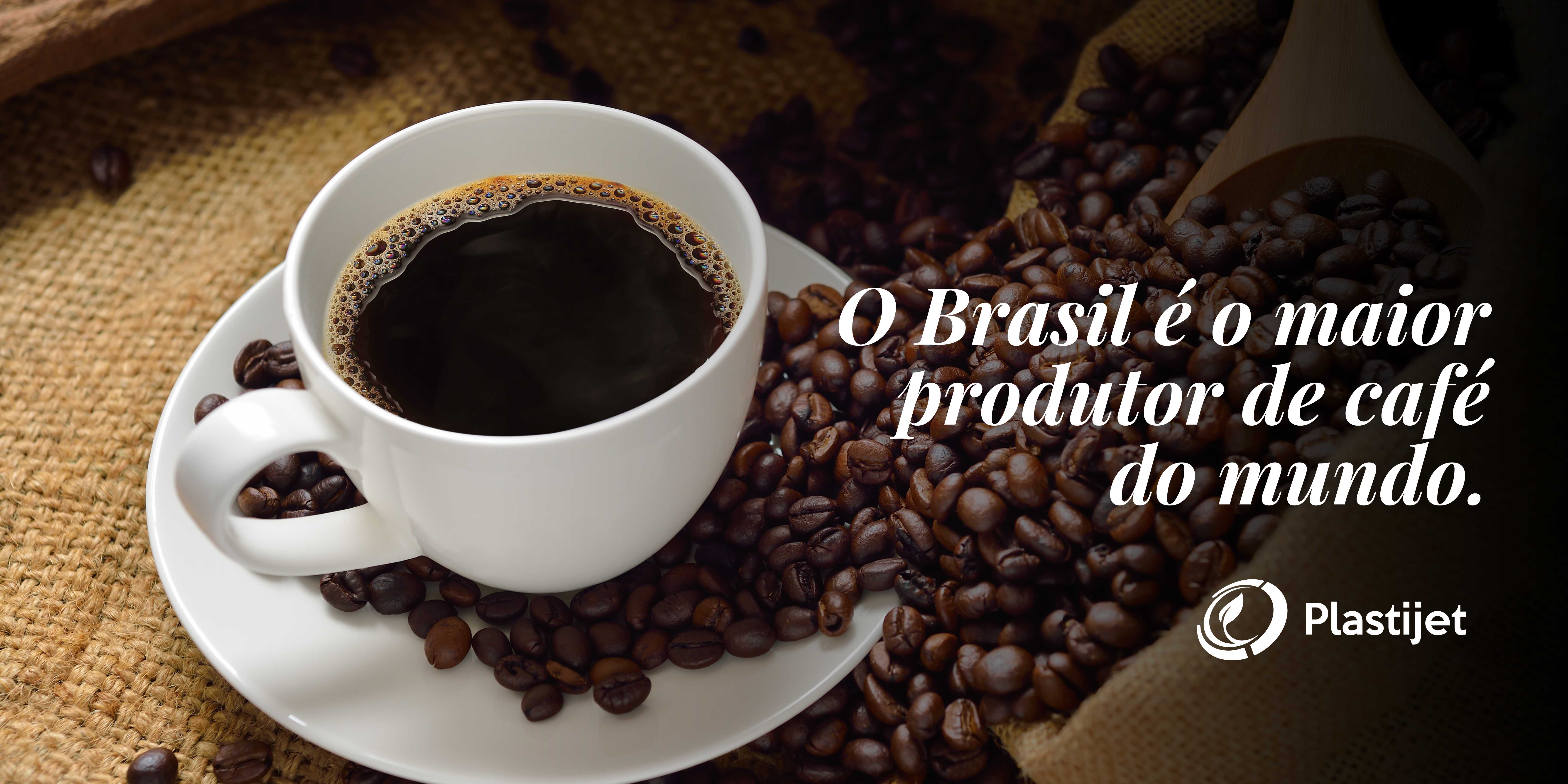 O BRASIL É O MAIOR PRODUTOR DE CAFÉ DO MUNDO.
